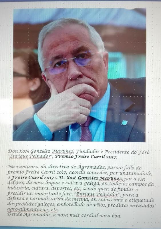 Premio Freire Carril 2017